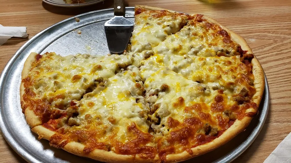 Large Sausage and Onion Pizza
