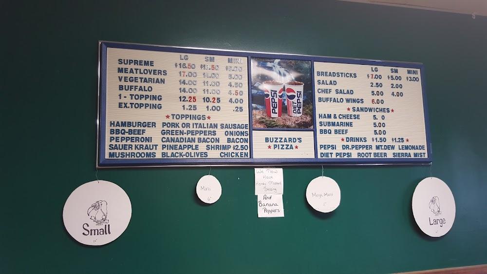 Buzzard's Pizza Menu image 3